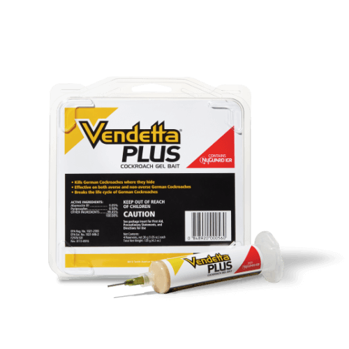 Vendetta Plus Cockroach Bait - Contains IGR, Best Roach Killer for Infestation with Premium USA Supply Gloves