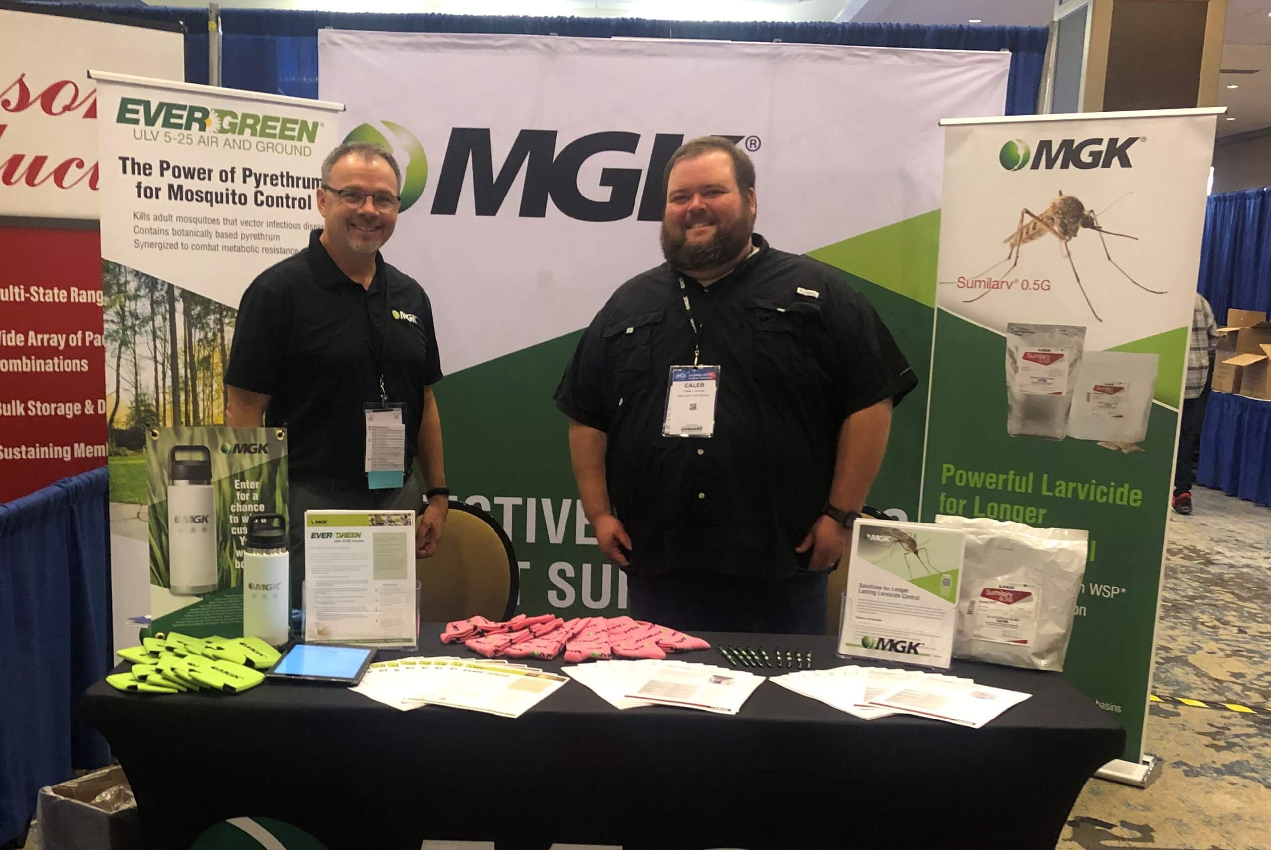 Garrett and Caleb at MGK's booth at AMCA 2024